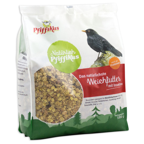Pfiffikus Natürliches Weichfutter mit Insekten 1 kg