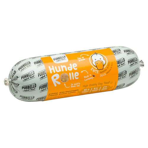 PurBello HundeRolle Ente mit Kartoffeln & Kräutern 800 g