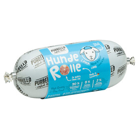 Abbildung PurBello HundeRolle Lamm mit Mhren & Erbsen 200 g