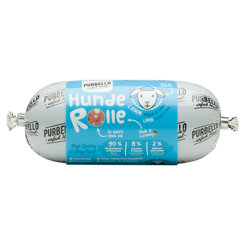 weitere Abbildung PurBello HundeRolle Lamm mit Mhren & Erbsen 200 g