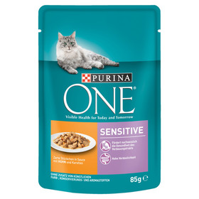 Purina ONE Sensitive mit Huhn & Karotten 85 g