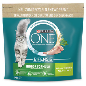 Abbildung Purina One Bifensis Indoor reich an Truthahn 1,4 kg