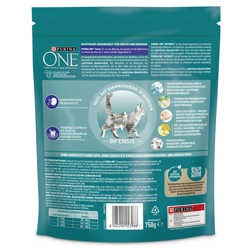 weitere Abbildung Purina One Bifensis Senior 7+ reich an Huhn 750 g