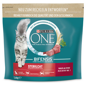 Abbildung Purina One Bifensis Sterilcat reich an Rind 1,4 kg