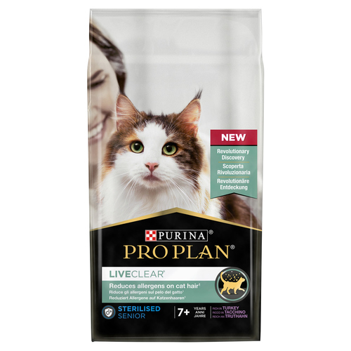Purina Pro Plan Cat LiveClear Senior 7+ Truthahn 1,4 kg