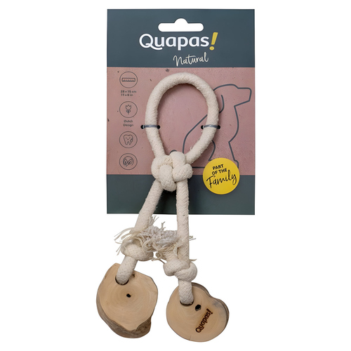 Quapas Hundespielzeug Kaffeeholz Bouncy