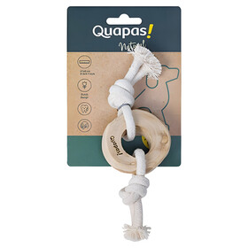 Abbildung Quapas Hundespielzeug Kaffeeholz Knotted Pull Ring