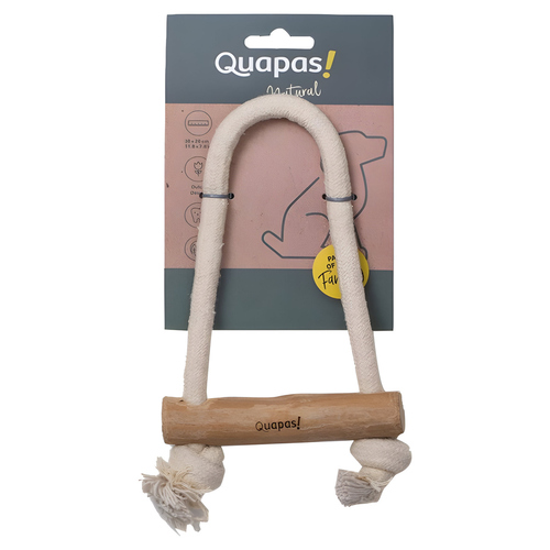 Quapas Hundespielzeug Kaffeeholz Pull