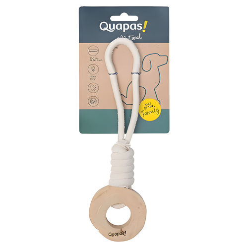 Quapas Hundespielzeug Kaffeeholz Tyre