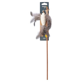 Abbildung Quapas Katzenangel Vogel wei