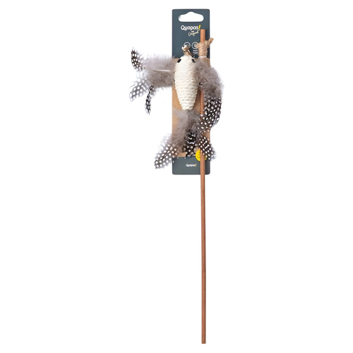 Quapas Katzenangel Vogel weiß