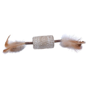 Abbildung Quapas Katzenspielzeug Barrel Stick mit Federn