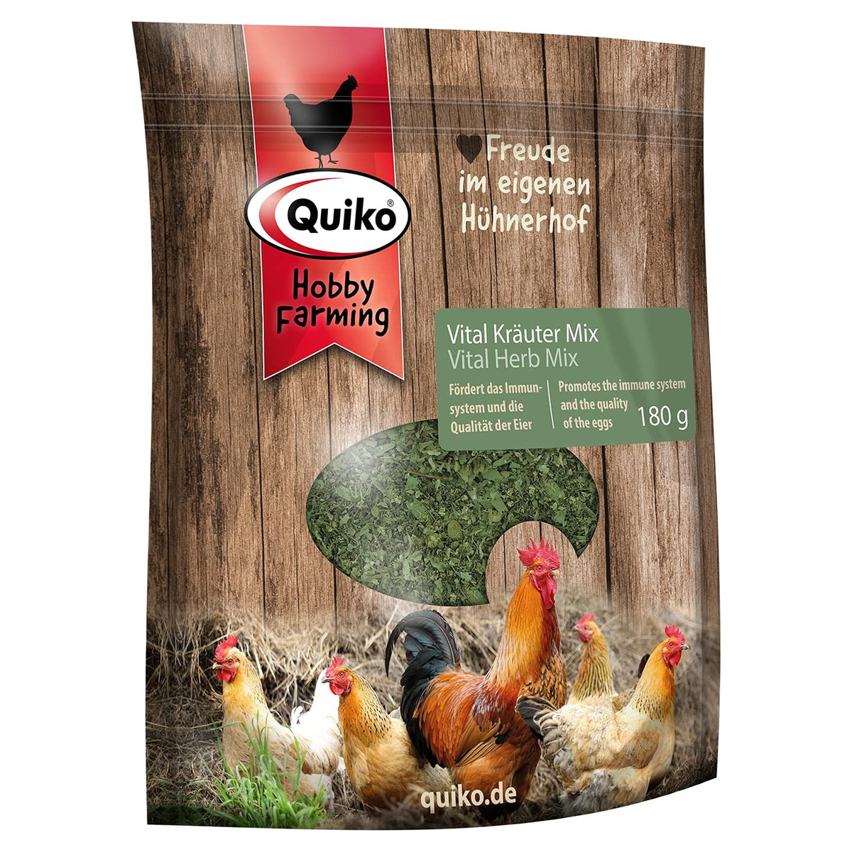 Quiko Hobby Farming Mineralgrit mit Magenkiesel, Mineralfutter für Hühner und Ge