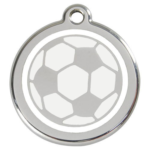 RedDingo Hundemarke mit individueller Gravur Fußball