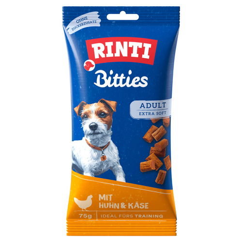 Rinti Bitties Huhn & Käse 75 g - 16 Stück