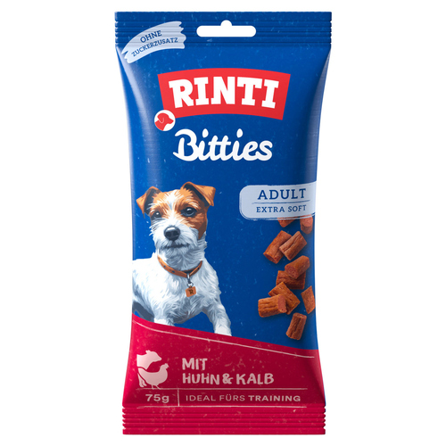 Rinti Bitties Huhn & Kalb 75 g - 16 Stück