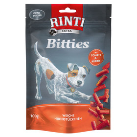 Abbildung Rinti Bitties weiche Huhnstcken mit Tomate & Krbis 100 g - 12 Stck