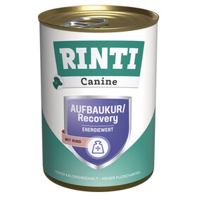 Abbildung Rinti Canine Aufbaukur/Recovery mit Rind 400 g - 12 Stck