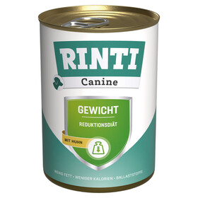 Abbildung Rinti Canine Gewicht mit Huhn 400 g - 12 Stck