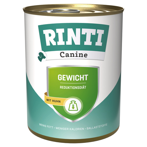 Rinti Canine Gewicht mit Huhn 800 g - 6 Stück