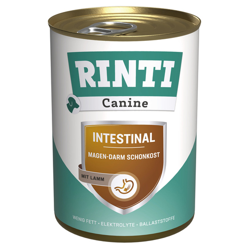 Rinti Canine Intestinal mit Lamm 400 g - 12 Stück