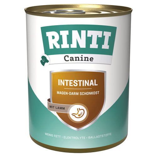 Rinti Canine Intestinal mit Lamm 800 g - 6 Stück