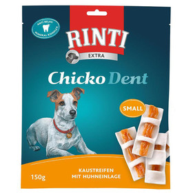 Abbildung Rinti Chicko Dent Kaustreifen mit Huhneinlage Small 150 g - 9 Stck