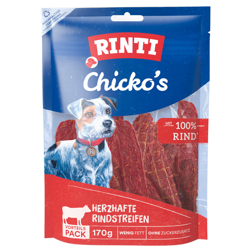 Rinti Chicko Herzhafte Rindstreifen 170 g - 9 Stück