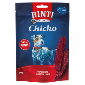Abbildung Rinti Chicko Herzhafte Rindstreifen 60 g - 12 Stck