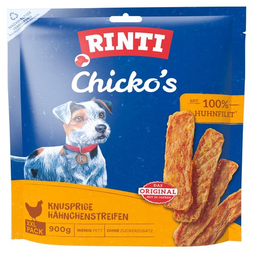 Rinti Chicko Knusprige Hähnchenstreifen XXL-Pack 900 g - 4 Stück / Sparpaket