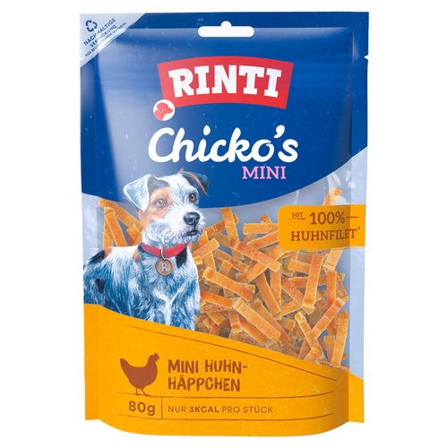 Rinti Chicko Mini Huhn-Häppchen 80 g - 12 Stück / Sparpaket