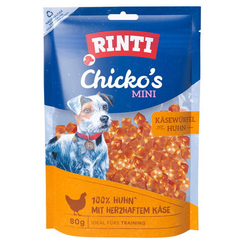 Rinti Chicko Mini Käsewürfel 80 g - 12 Stück