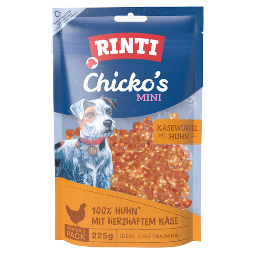 Rinti Chicko Mini Käsewürfel Huhn 225 g - 9 Stück