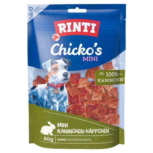 Rinti Chicko Mini Kaninchen-Häppchen 60 g - 12 Stück