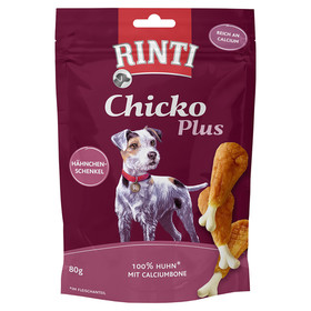 Abbildung Rinti Chicko Plus Hhnchenschenkel mit Calciumbone 225 g - 9 Stck / Sparpaket