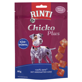 Abbildung Rinti Chicko Plus Ksewrfel mit Ente 80 g - 12 Stck