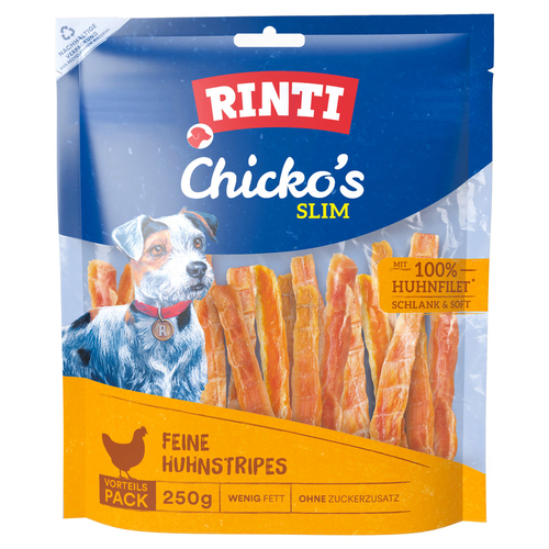 Rinti Chicko Slim Feine Huhnstripes 250 g - 9 Stück