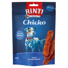 Abbildung Rinti Chicko Zarte Entenstreifen 90 g - 12 Stck