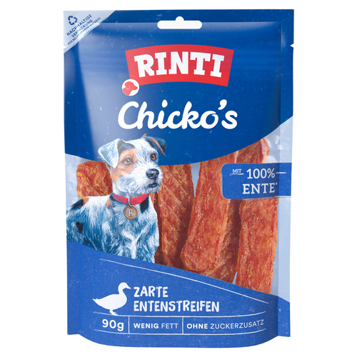 Rinti Chicko Zarte Entenstreifen 90 g - 12 Stück