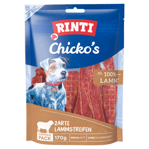 Rinti Chicko Zarte Lammstreifen 170 g - 9 Stück