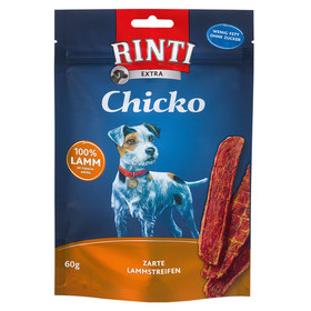 Abbildung Rinti Chicko Zarte Lammstreifen 60 g - 12 Stck