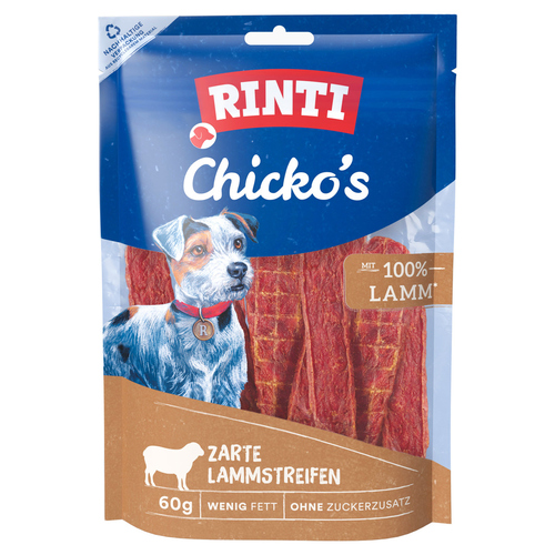 Rinti Chicko Zarte Lammstreifen 60 g - 12 Stück