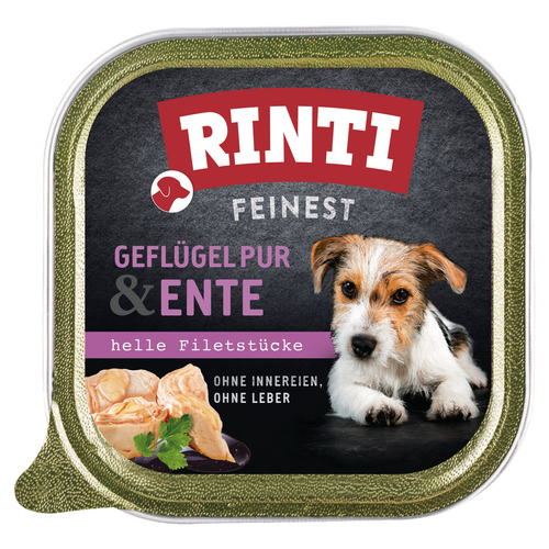 Rinti Feinest Geflügel Pur & Ente 150 g - 11 Stück