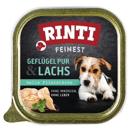 Rinti Feinest Geflügel Pur & Lachs 150 g - 11 Stück