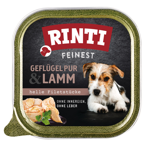 Rinti Feinest Geflügel Pur & Lamm 150 g - 11 Stück