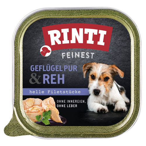 Rinti Feinest Geflügel Pur & Reh 150 g - 11 Stück