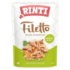 Abbildung Rinti Filetto Jelly Ente & Gemse 100 g - 24 Stck