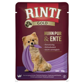 Abbildung Rinti Gold Huhn Pur & Ente 100 g - 10 Stck