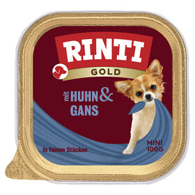 Abbildung Rinti Gold Mini mit Huhn & Gans 100 g - 16 Stck