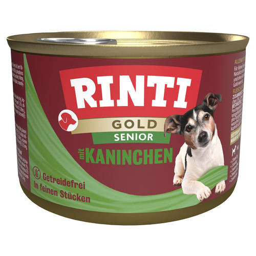 Rinti Gold Senior mit Kaninchen 185 g - 12 Stück
